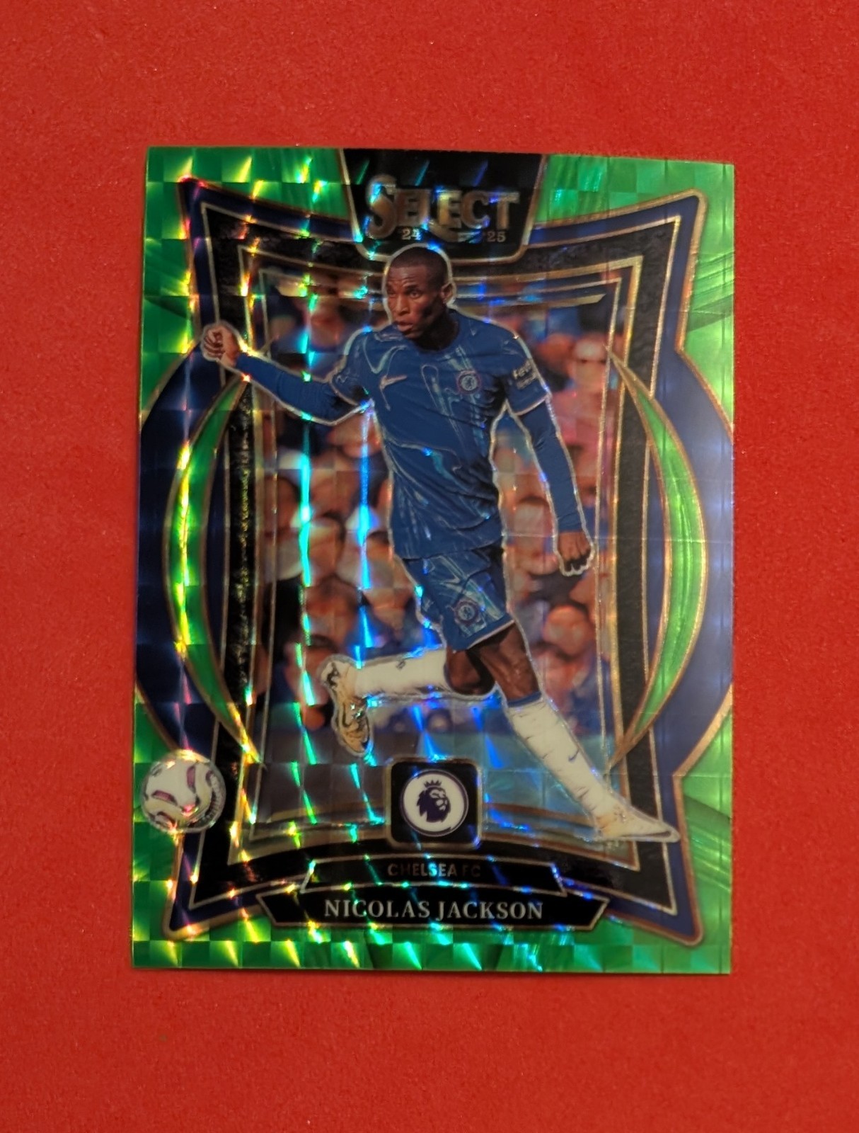 Nicolas Jackson 24-25 Select Premier League Green Terrace Level Chelsea /125 #84