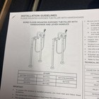 Waterworks-09-69567-80068 Tandem Floor Mounted Exposed Tub Filler NICKEL New! — photo 4