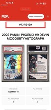 2022 Panini Phoenix Devin McCourty #9 Gem-MT PSA 10 New England Patriots Pop 1