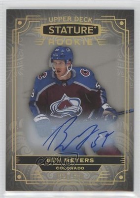 2022-23 Upper Deck Stature Rookies 62/199 Ben Meyers #143 Rookie Auto RC 6ns