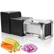 Electric French Fry Cutter, Sopito Commercial Grade Potato Cutter with 1/2-In...