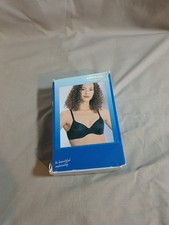 Naturana Bra 36A  Non Wired Soft Cup T-Shirt Bra Black.