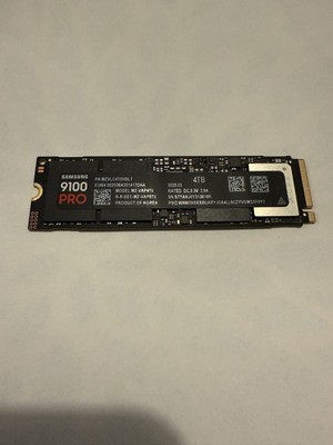 SAMSUNG SSD 9100 PRO 4TB PCIe 5.0x4 M.2 2280