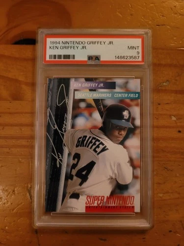 1994 Nintendo Promo Card Ken Griffey Jr PSA 9 Mint Mariners HOF