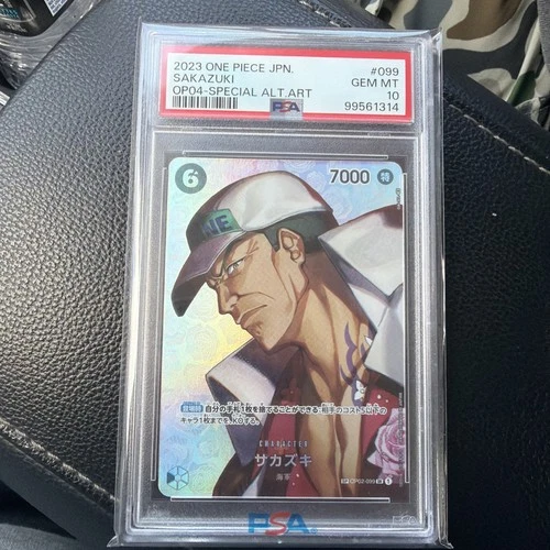 PSA 10 Sakazuki OP02-099 SP Alt Art Japanese PSA  OP04