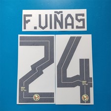 Federico Vinas 2021 22 Club América tamaño jugador conjunto de nombres nombre número identificación impresión