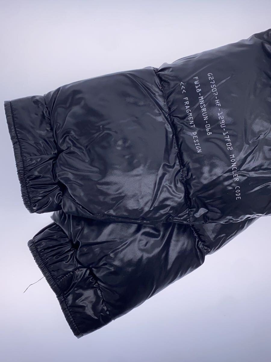MONCLER Down Jacket x Fragment Design Makinnon 3 Nylon BLK Plain GIUBBOT Used image 5