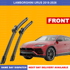 For Lamborghini Urus 2018-2026 Pinch Tab Arm Front Wiper Blades SET 26" 20"