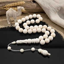 Big Carving imam Camel b. 33 beads Tasbih, Islamic Prayer Beads Misbaha 302164