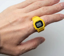 Casio G-SHOCK NANO 5600 SeriesDWN-5600-9 Yellow Strap 20mm Unisex Watch