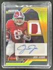 2025 Panini Prizm Draft Picks Josh Jacobs Legends Patch Auto Gold #/10