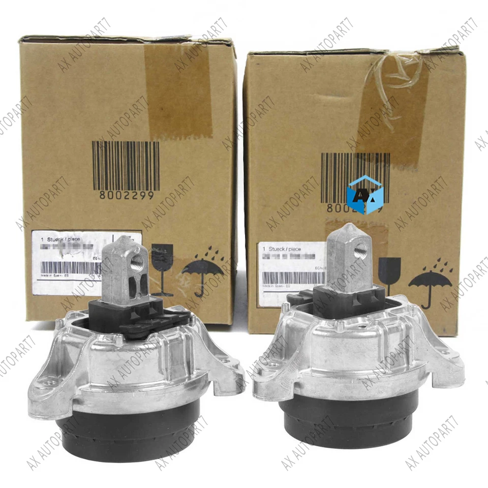 2PCS FRONT L & R MOTOR MOUNT FOR 2010-2012 BMW 740i, 740Li 3.0L GAS - Image 4 of 4
