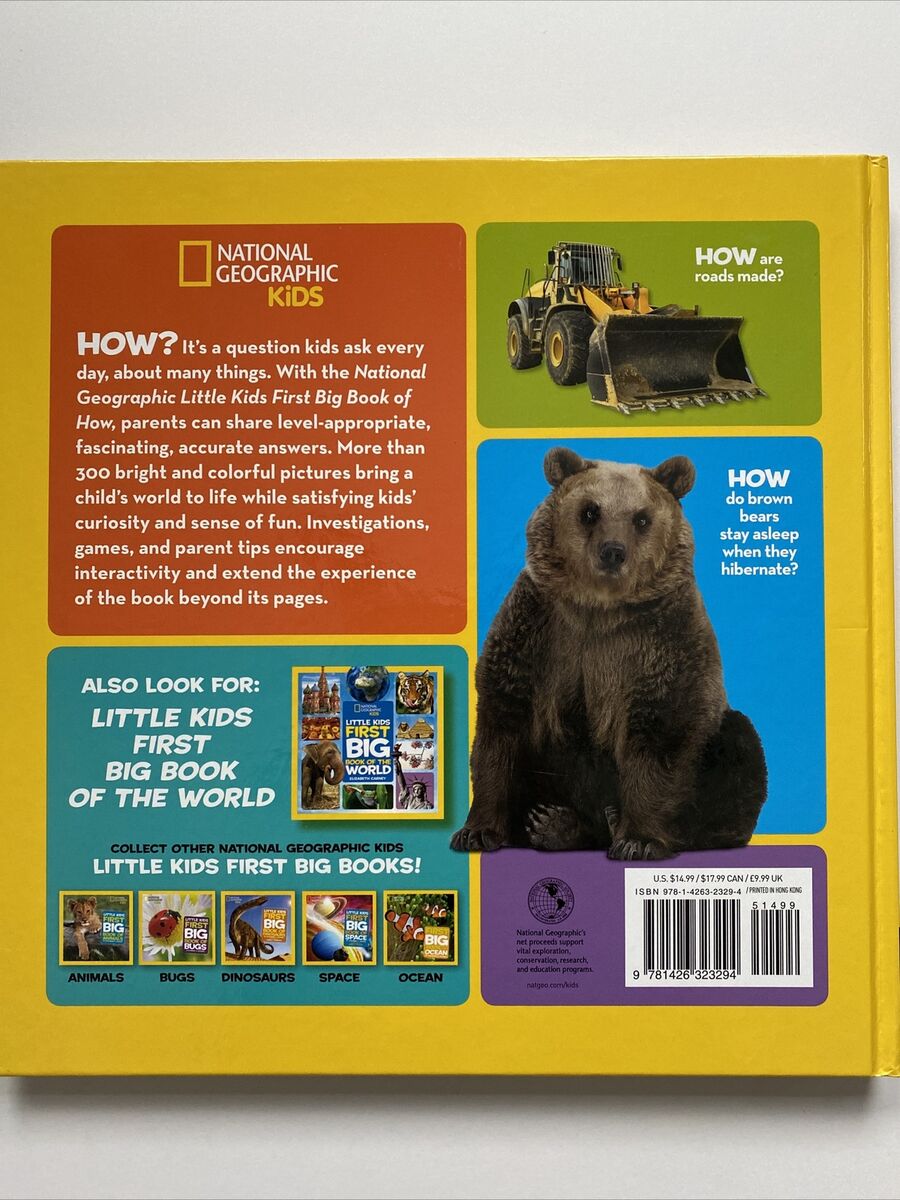 Lot of 3 National Geographic Little Kids First Big Book Of Lot of 3 National Geographic Little Kids First Big Book Of