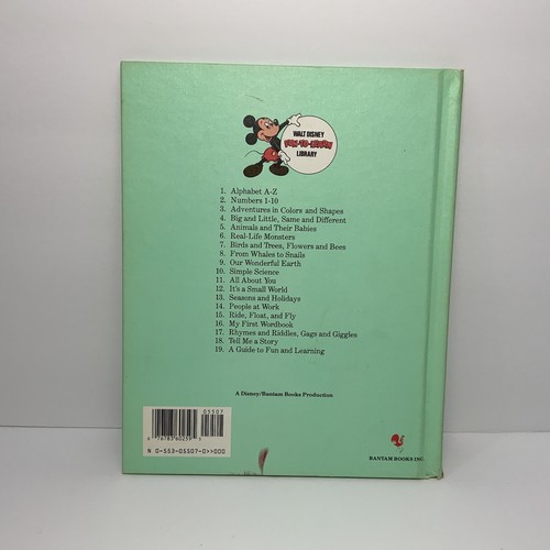 Real-Life Monsters Walt Disney Fun-To-Learn Library Volume 6 Bantam Book Vintage - Picture 2 of 11