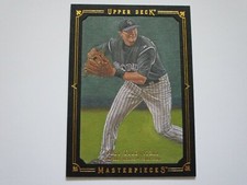 2008 Upper Deck Masterpieces Black Framed Troy Tulowitzki Baseball Card #29
