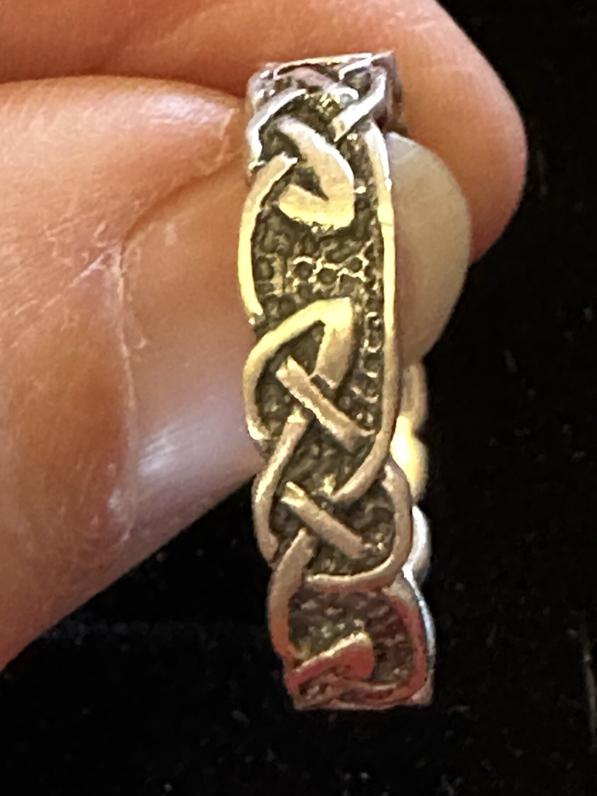 Sterling Silver ring With Celtic Infinity Design - image 5