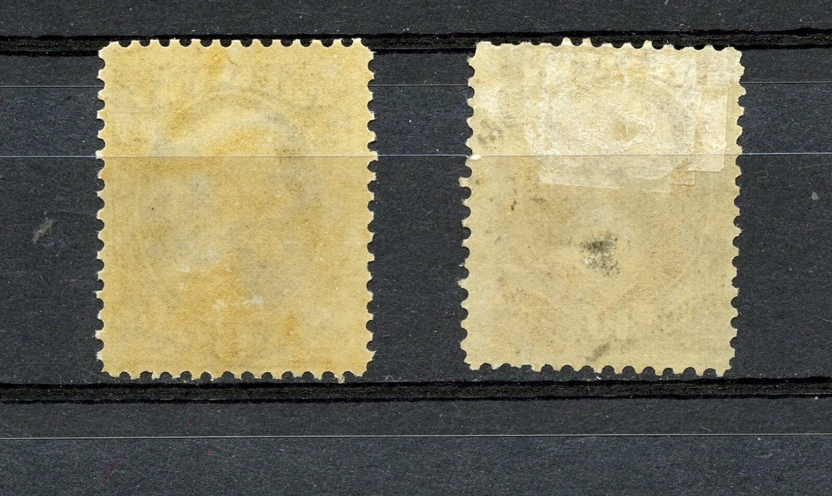 KMC4076-U.S. #O75 & O81 (U181) Treasury Officials 6¢ & 30¢ brown,M