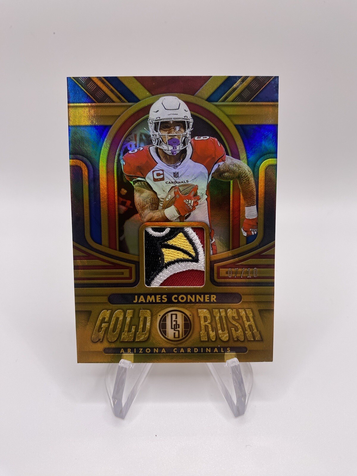 2023 Gold Standard James Conner Gold Rush Cardinals Patch #7/10