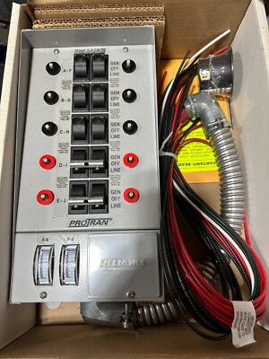 Reliance 30310a 60A transfer generator box