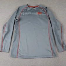 Nike KD Shirt Mens Medium Dri-Fit Kevin Durant Gym Base Layer Gray Long Sleeve