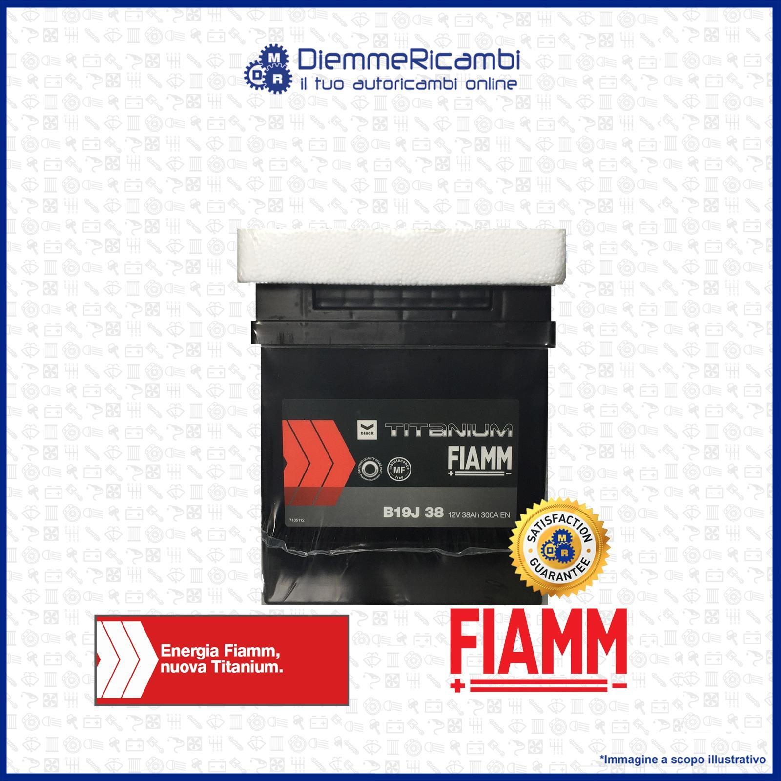 BATTERIA AUTO FIAMM BLACK 38 Ah - 300 A EN -  (35Ah) | Positivo a  Destra - 38Ah