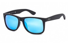 AUTHENTIC RAY BAN RB4165F 622/55 55MM BLACK / BLUE MIRROR