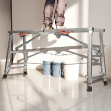 Piattaforma di lavoro piattaforma di lavoro alluminio pedana pieghevole 200 kg scala