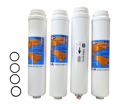 PuROTwist RO Filter Replacement Kit with 50 GPD Membrane with Q5621 Omnipure 