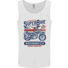 Motorcycle Superbike Birmingham UK Biker Mens Vest Tank Top