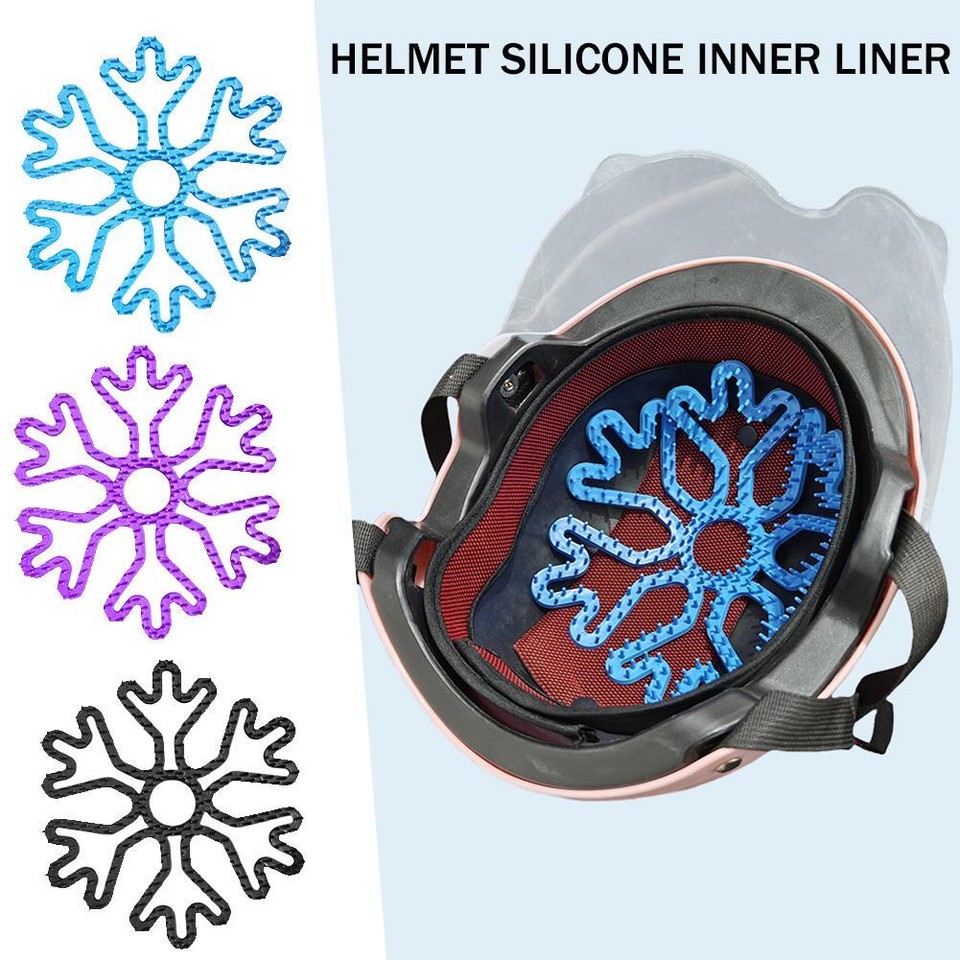 Cycling Helmet Liner Silicone Helmet Inner Soft Breathable Helmet Pad f
