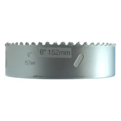 #ad 6 in Concrete Hole Saw for Brick Masonry Stucco Recessed Lights Drywall Plaster $44.99