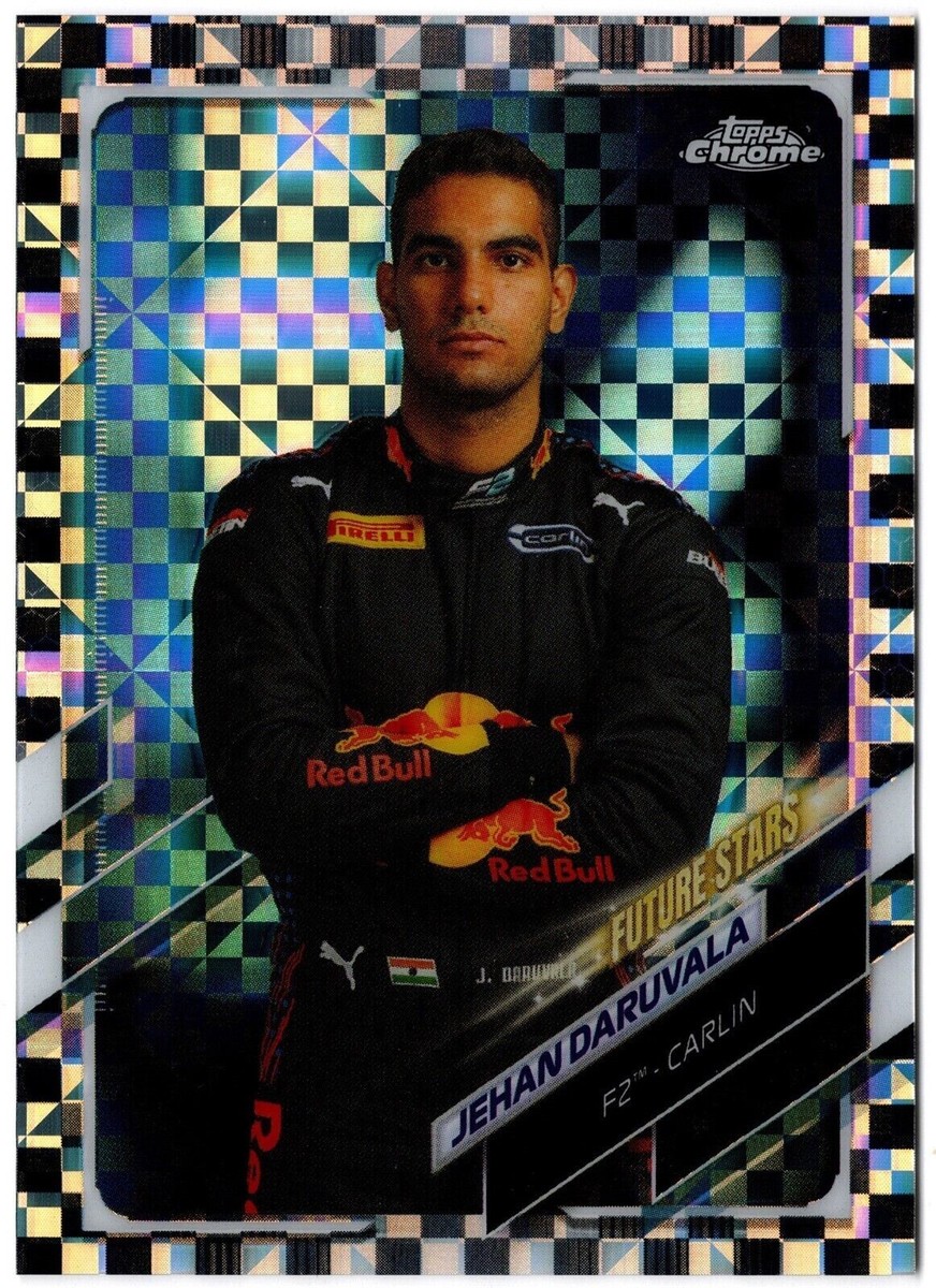 シングルカード 2021 Topps Chrome F1 JEHAN DARUVALA 2021 Topps Chrome Formula 1 Future Stars Checker Flag JEHAN