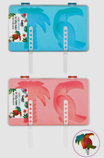BELLO ICE LOLLY MAKER MOULD WITH 2 STICKS AND LID - PALM TREE & TOUCON SHAPES