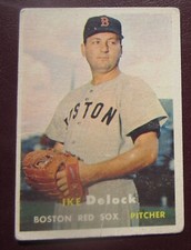 1957 Topps Ike Delock (Boston Red Sox) #63 G/VG