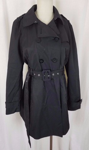 kenneth cole long black coat