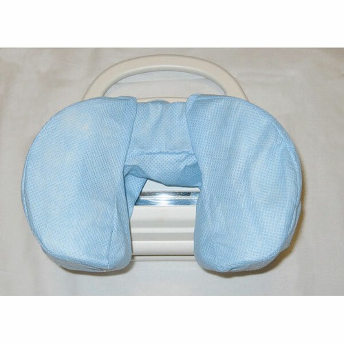 Fundas de reposacabezas desechables azules paquete de 100