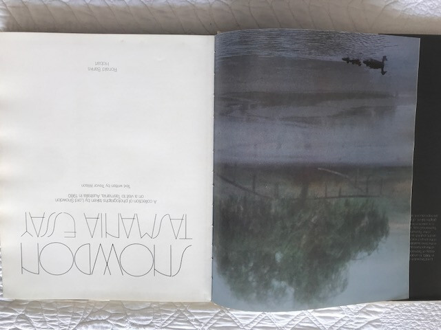 LORD DON ／don Tasmania essay Snowdon: Tasmania Essay Text by Trevor Wilson First Edition