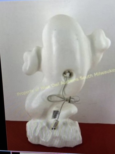 Ghost Yard lighted Vintage 70's Drainage Ind Spooky Plastic Blow Mold Halloween - Picture 4 of 5