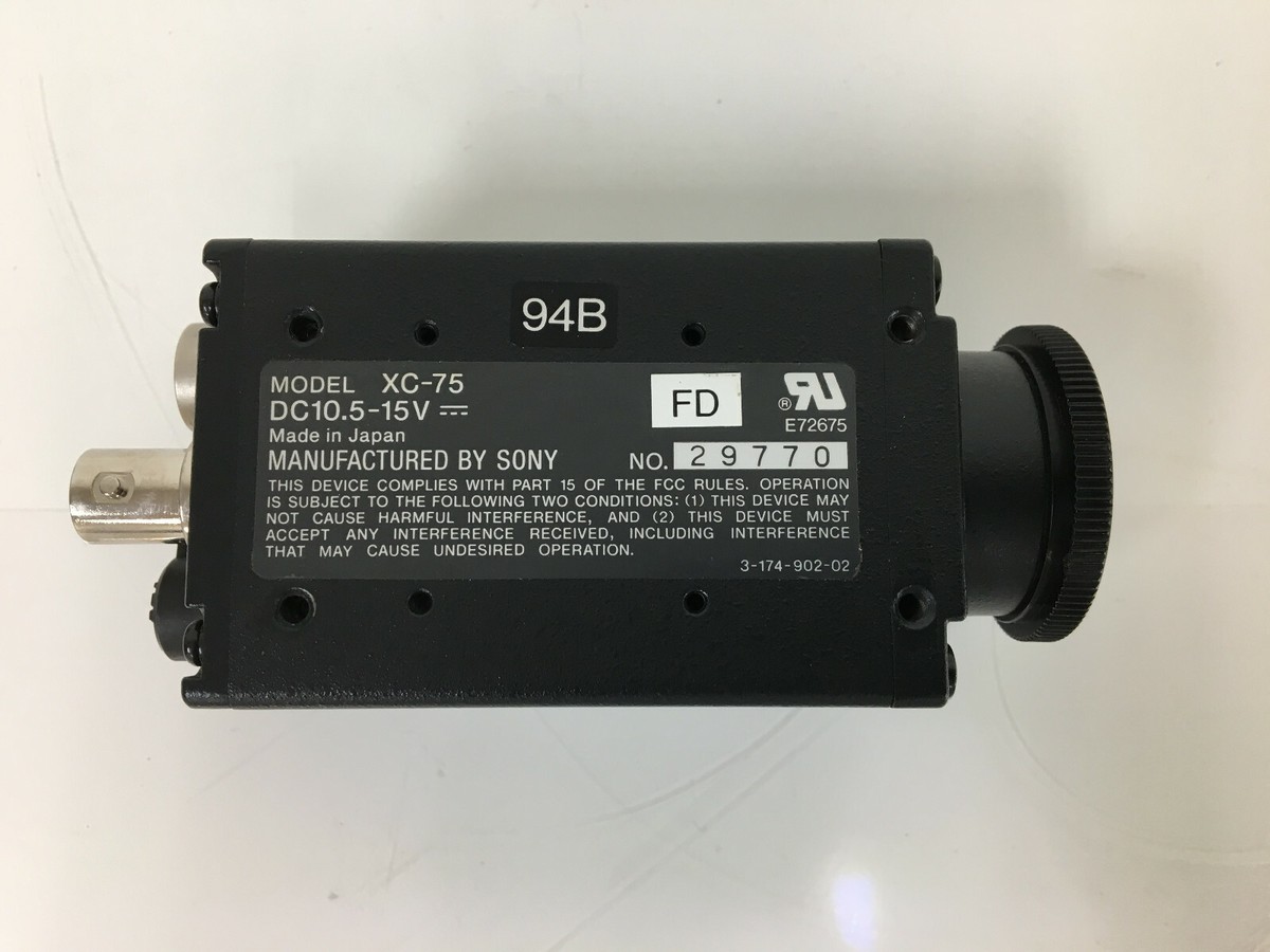 SONY Model (XC-75) CCD Video Camera Module | eBay
