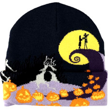 The Nightmare Before Christmas Scene Winter Beanie / Hat - Free Shipping 