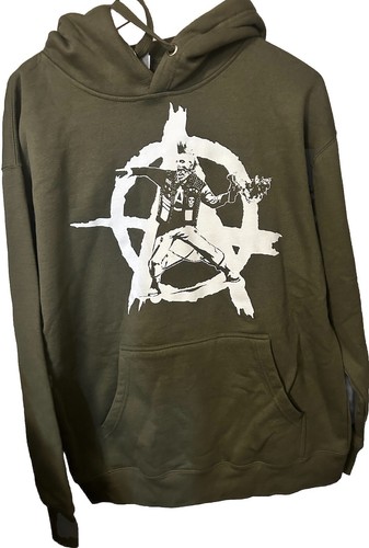 Sons of Anarchy - Misfits band Hoodie Men's L Green Pullover New