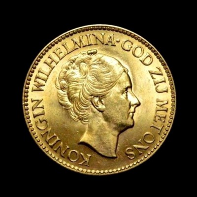 1932 Netherlands, Wilhelmina I,10 Gulden Gold | eBay