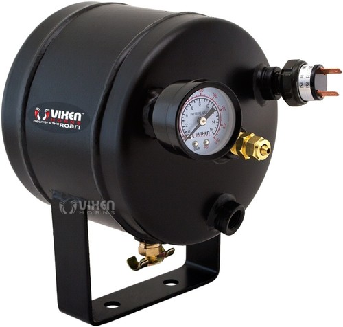 0.5 GAL AIR TANK/150 PSI COMPRESSOR ONBOARD SYSTEM KIT F/ TRAIN HORN 12V VXO8705 - Picture 3 of 11