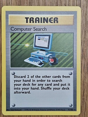 Computer Search 071/102 Base Set Regular rare 