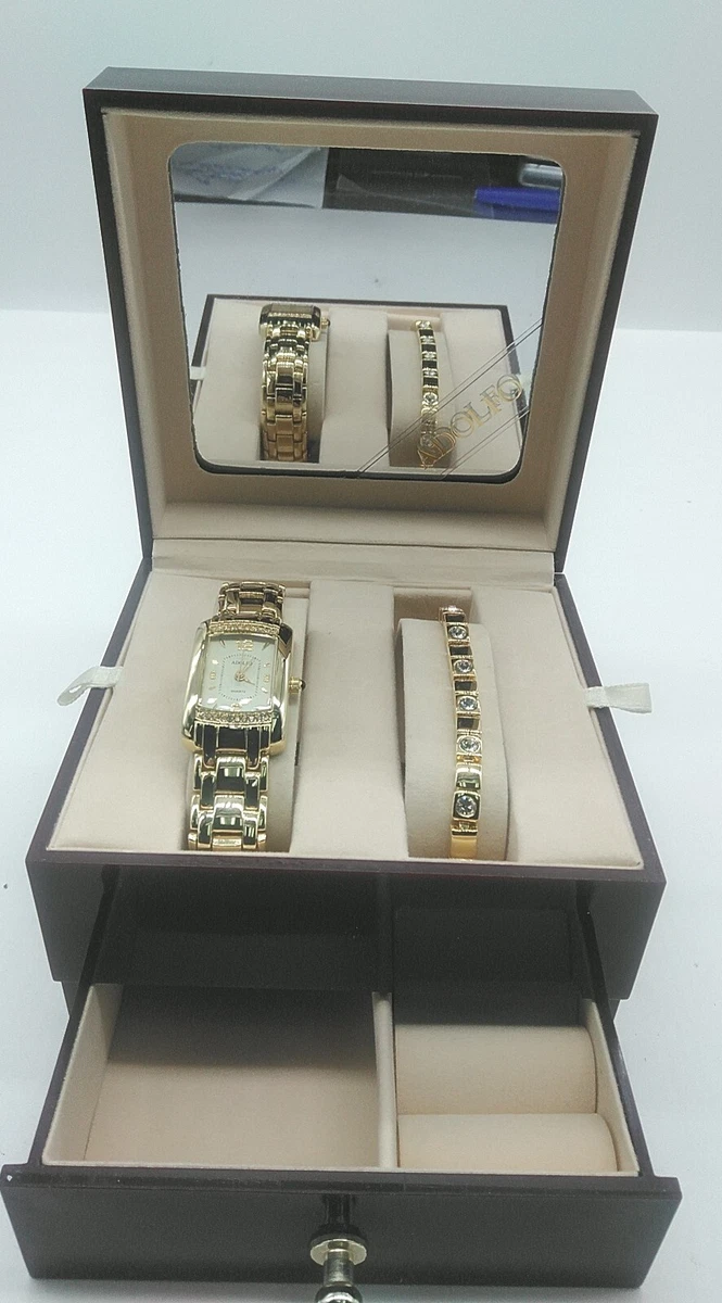 Ladies watch and jewellery box deals