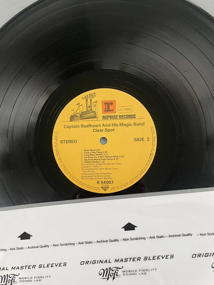 Captain Beefheart & His Magic Band Clear Spot LP Vinyl NM 1972 German Reprise WB - Image 4 of 4