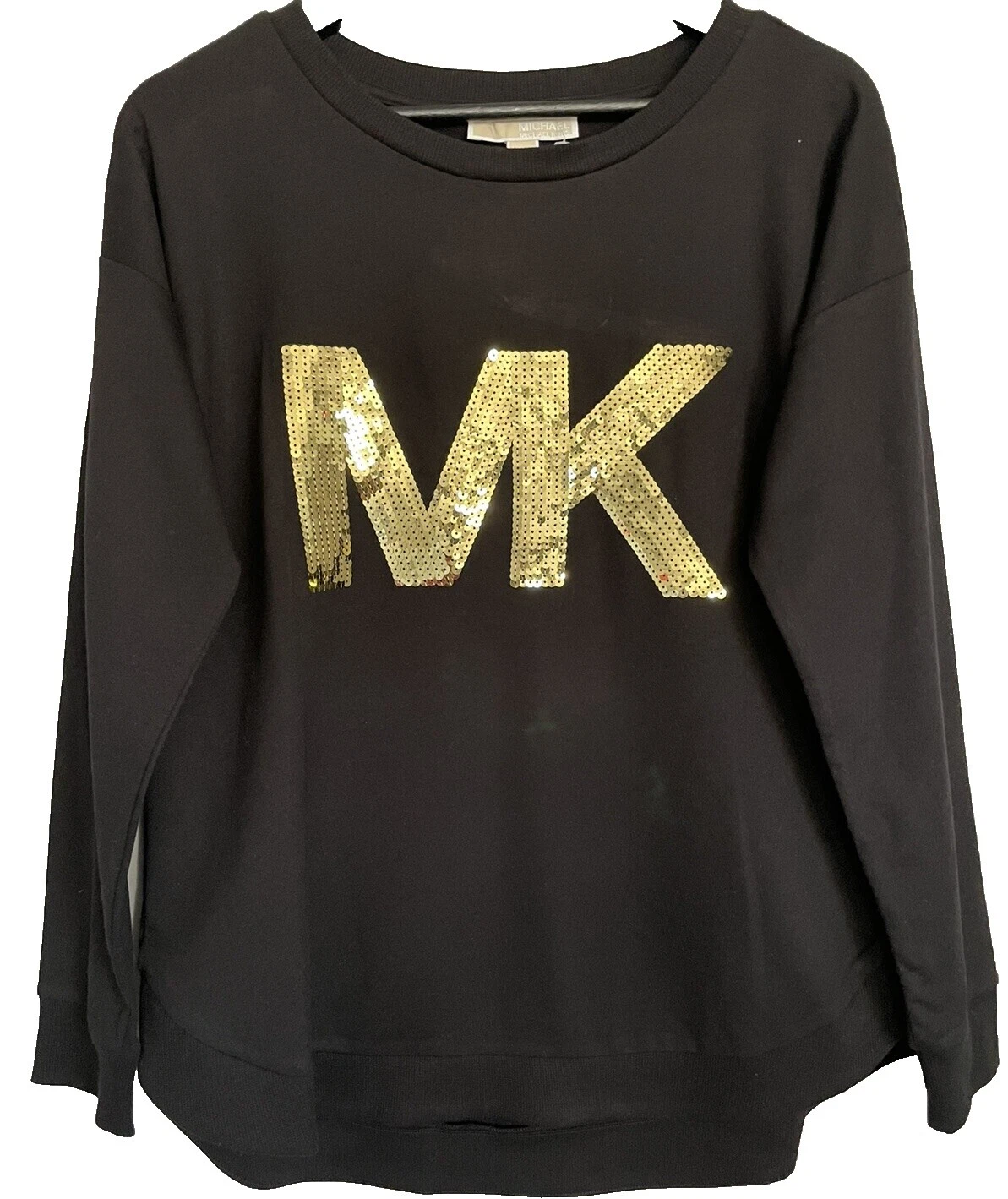 Michael Kors Cotton Blend Solid Hoodies & Sweatshirts for Women