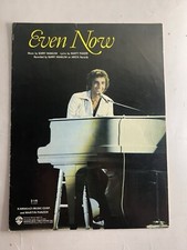 Vintage Sheet Music: Even Now - Barry Manilow Marty Panzer 1978 Pop