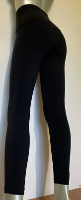 Lululemon Align High Rise 7/8 Black Tight Yoga Nulu Pants Woman s 4