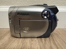 Canon DC210 Mini DVD Camcorder 35x Optical Zoom Tested Working